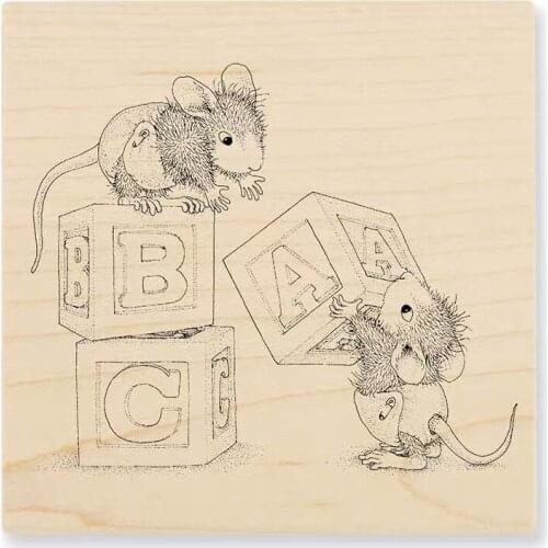 Mouse Clear Stamp for Scrapbooking Transparent Silicone Rubber DIY Photo Album Decor 8822
