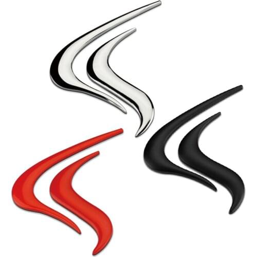 Red Flame Styling Car Sticker for Mitsubishi ASX Pajero Eclipse Lancer Outlander EVO L200 Galant Auto Head Emblem Badge Decor