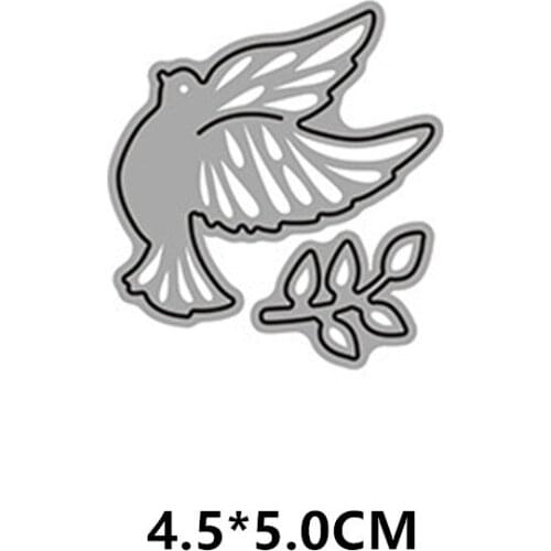 2021 New Mini Pigeon Cutting Dies DIY Scrapbooking Embossing Paper Photo Frame Stamps Crafts Template Mould Stencils