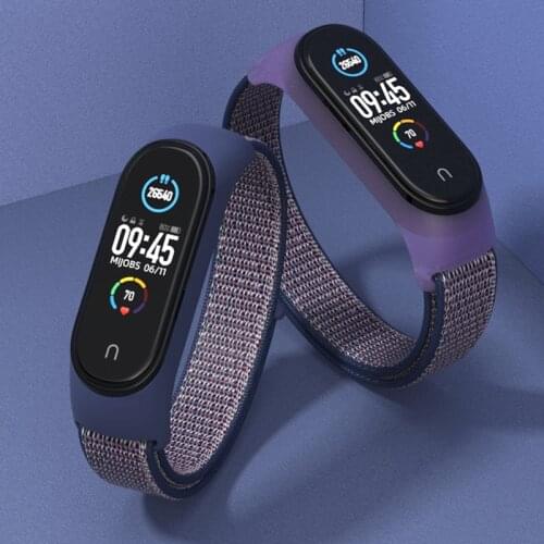 Nylon Strap for Xiaomi Mi band 6 4 3 5 Bracelet Wristband Sports Breathable Bracelet Strap for Xiomi Miband 6 Replacement Straps