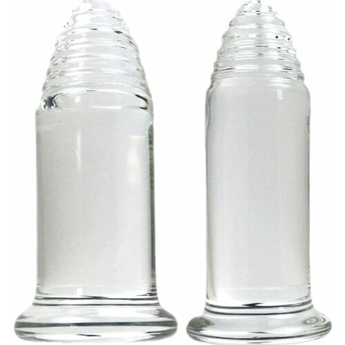 Glass Anal Expandable Massage Big Anus Butt Plug Wand Sex Toys For Women Men Gay Masturbation Adult Products Couples Games