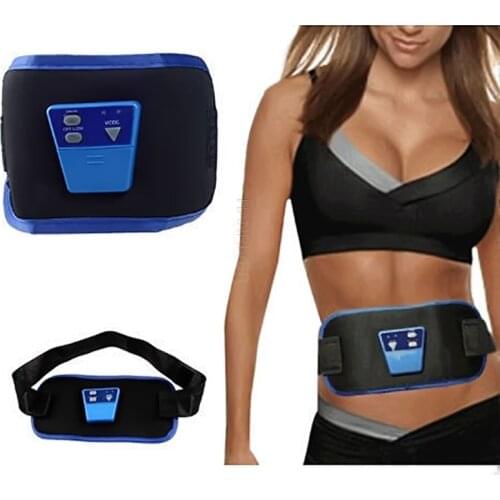 Unisex Elektrische Afslanken Riem Afvallen Fitness Massage Sway Trillingen Abdominale Buik Spier Taille Trainer Stimulator