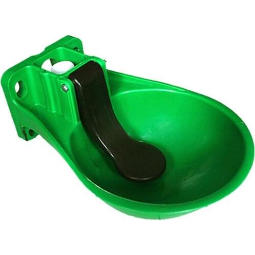 Thicken Plastic Cattle Sheep Drinking Bowl Automatic Cow Drinker Cattle Goat Water Drinking Equipment with stainless Steel Valve