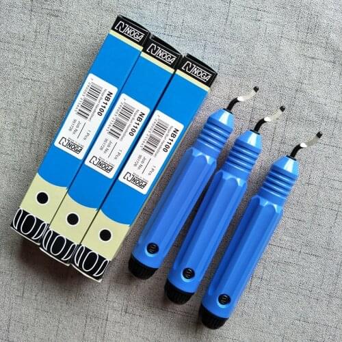 High quality deburring tool, deburring 3pcs trimming tool, BS1010 blade, +3pcs hilt, NB1100