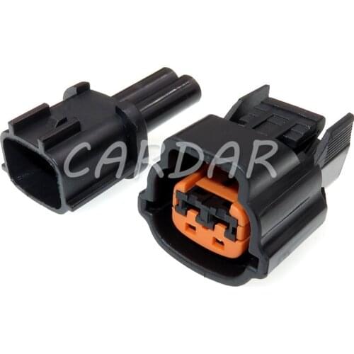 1 Set 2 Pin 6098-0137 Auto Electrical Plug Automotive Connector For Hyundai Nissan