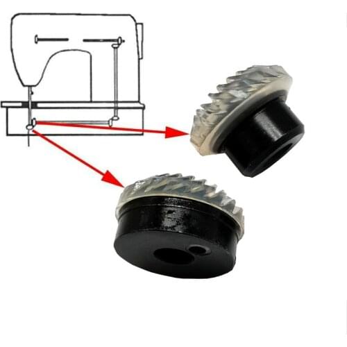 1 set Domestic sewing machine parts for Singer bevel gear #382879/382980 (382877 tall gear + 382879 low gear)