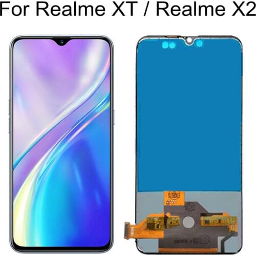 TFT LCD For OPPO realme X2 EMX1991 LCD Display Touch Screen Digitizer Assembly Replacement For phone 6.4"