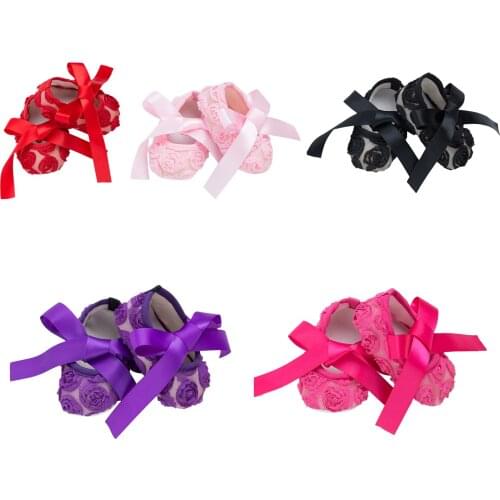 ARLONEET Modis Baby Shoes Baby Girls Newborn Shoes Soft Sole Slip-resistant Bowknot Footwear Crib Shoes Baby Girl Shoes Footwear