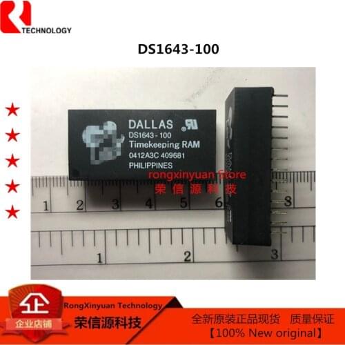 DS1643-100 DIP-28 DS1643-100+ DS1643 IC RTC CLK/CALENDAR PAR 28-EDIP 100% New original