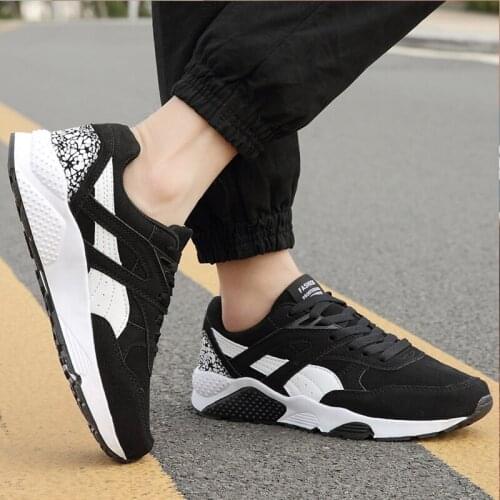 2020 Men Sneakers Breathable Outdoor Walking Shoes Women Mesh Casual Shoes Pink Lace-Up Ladies Shoes Fashion Male Sneakers