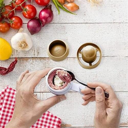 DIY Meatball Mold 2PCS Kitchen Convenient Meatball Maker Stuffed Meatball Clip Fish Meat Rice Ball Maker Meatball Mold Tools