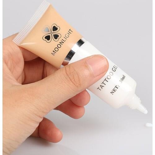 Free shipping 2pcs White color Glitter glue Tattoo Gel (30ml/bottle) for Temporary tattoo kit Body art kit