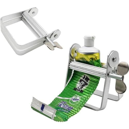 Hot SaleMetal Toothpaste Squeezer Toothpaste Dispenser Toothpaste Tube Squeezer Tube Wringer Hand Roller Tool Bathroom Tools