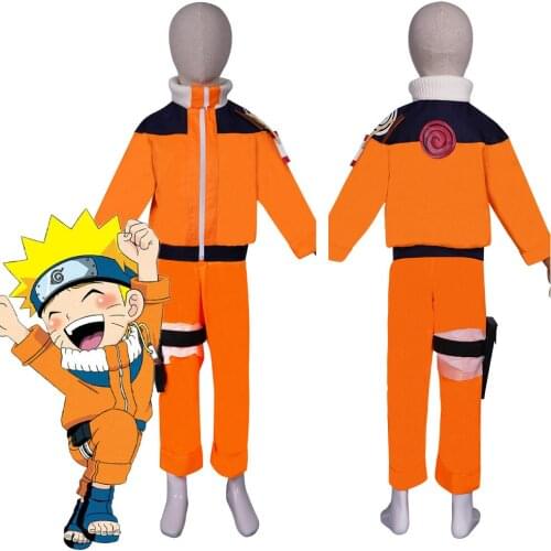 Anime Uzumaki Robe Cosplay Costume KIds Children Top Pants Outfits Halloween Carnival Suit Men Women Autumn Long Coat