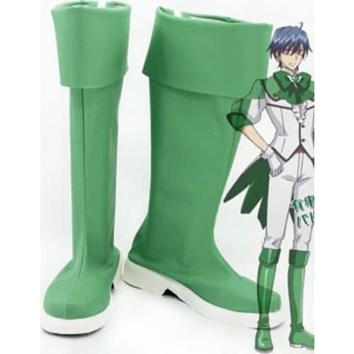 Cute High Earth Defense Club LOVE! Atsushi Kinuga Cosplay Boots Shoes Anime Party Cosplay Boots Custom Made for Adult Men Shoes