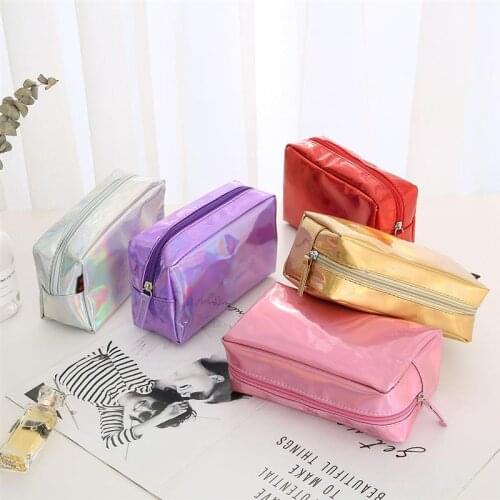 Fashion Makeup Pouch Multi-Use Casual Splash Proof Clutch Toiletry Bag Cosmetic Pouch Travel Essentials For Women