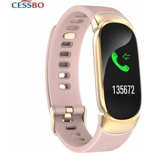 2019 New Ladies Smart Wrist Watch Waterproof Fitness Activity Tracker with Heart Rate Monitor Bluetooth Running Tracker Band