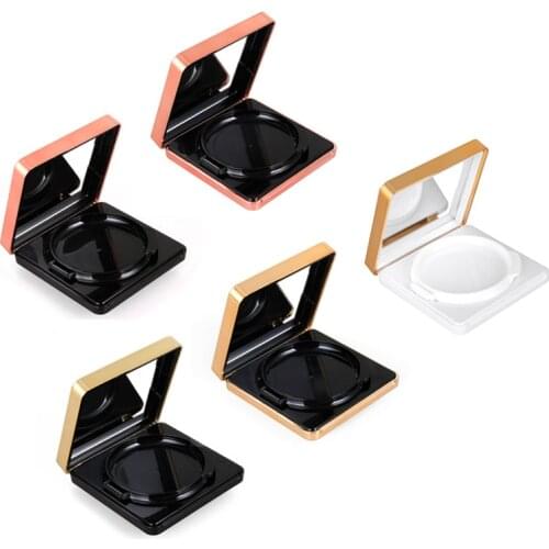 50Pcs Empty 15g Air Cushion Puff Box Portable Cosmetic Makeup Case Container with Mirror for BB Cream Foundation DIY Box