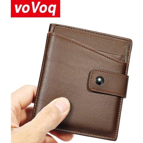 Luxury Designer Mens Wallet Leather Genuine Short Wallets Men Hasp Vintage Male Purse Coin Pouch Multi-functional Cards Wallet