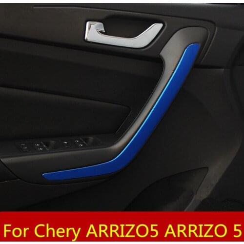 Front door handshake sequin interior modification special front door inner armrest car accessories For Chery ARRIZO5 ARRIZO 5