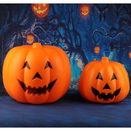 Halloween Pumpkin Light Novel Voice-activated Luminous Lantern Pumpkin Projection Lamp Kids Halloween Gift Home Party Bar Decor