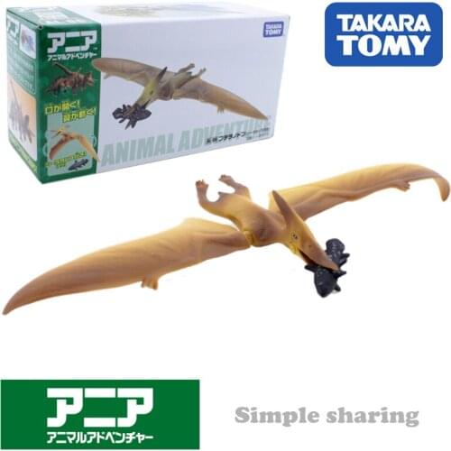 Takara Tomy Tomica Ania Animal Adventure Al 06 Pteranodon Mould Diecast Resin Dinosaur Figure Model Kit Pop Child Bauble