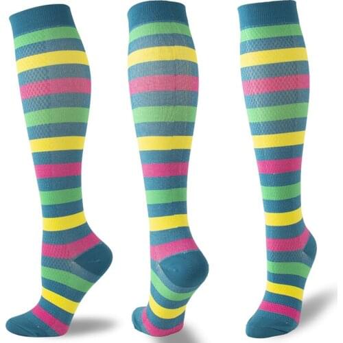 Outdoor Running Compression Socks Men & Women BEST Graduated For Medical Nurse Edema Women Maternity Swelling For Flight Travels