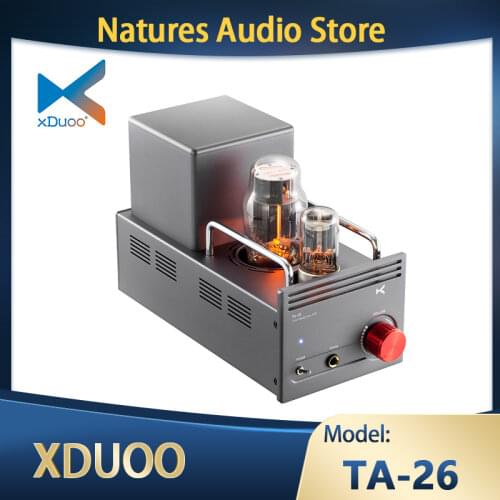 XDUOO TA-26 Headphone Amplifier High Performance Tube Amplifier Adopt 6N8P 6N5P Tube AMP