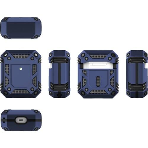 Military Fall Protection Headphone Earphone Case For Apple AirPods 2 1 Cover Bluetooth Wireless Charging Shockproof Shell