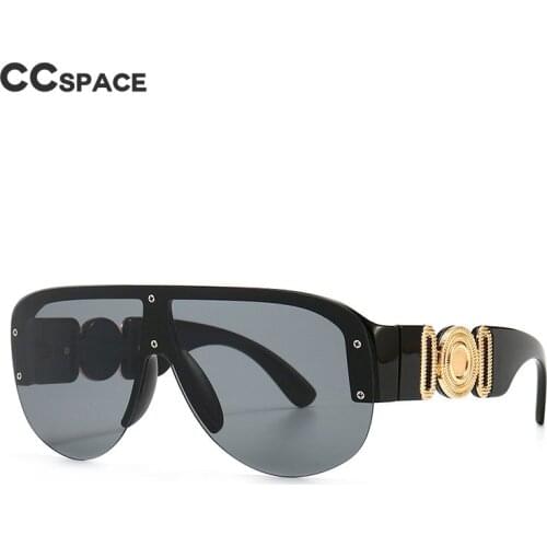 46659 Oversized Luxury Sunglasses Fashion Men Women Goggle Shades UV400 Vintage Glasses