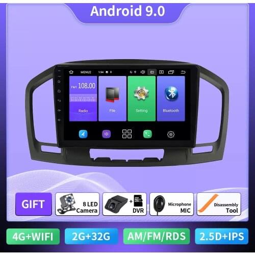 Autoradio for Opel Insignia 2009-2013 for Buick Regal Android Car Radio Navigation GPS Bluetooth Touch Screen 2din Tape Recorder