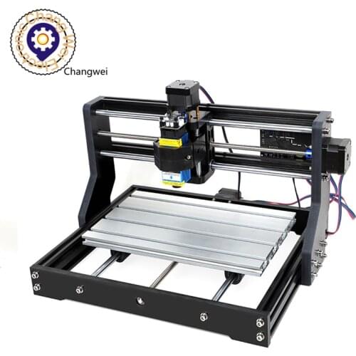 CNC 3018 Pro Metal GRBL control with 200W Spindle,3 Axis pcb Milling machine, metal body， support laser engraving，Diy Wood Route