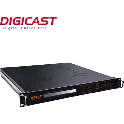 DIGICAST SD Video Analog to Digital Converter H.264 Mpeg2 Encoding AV to DVB-C Modulator For Cable TV Headend System