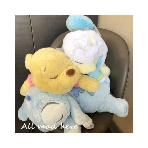 Disney Cartoon Prone position Donald Duck Dumbo Winnie the Pooh Soft Stuffed Animal Large Plush Doll Pillow Gifts For Children
