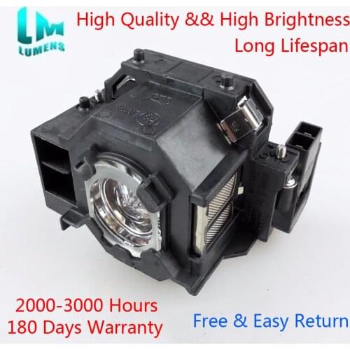 For ELPLP41 Replacement projector lamp bulb with housing for Epson H283A EB-X5 EB-S6 EMP-S5+ EMP-X56 EMP-S52 EB-W6 S5