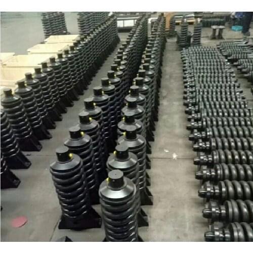 Excavator and dozer recoil spring tension SK100 track adjuster assembly with yoke in construction machinery parts