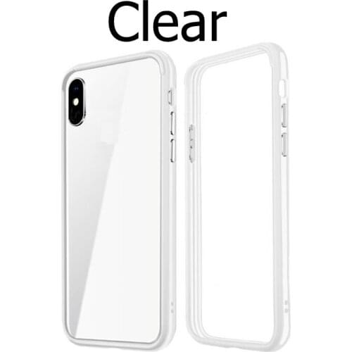 Hybrid Sold Phone Frame Silicon Cover For Iphone XR XSMAX XS MAX A2015 A2018 A2101 A2104 Phone Protector Cases Protection