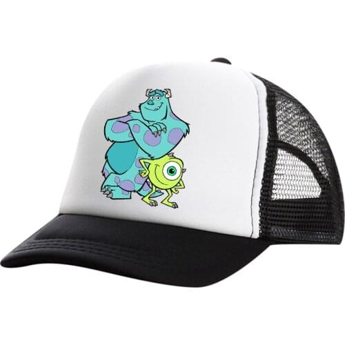 Summer Unisex Men Monsters fishing Baseball Caps Women Breathable Mesh Snapback Hats Casual sport Hats Cap