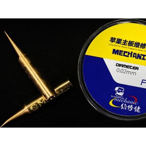 0.02mm Copper Link Wire Soldering Wire Jump Line for iPhone Samung Tablet PCB Maintenance Repair Tools With Soldering Tips