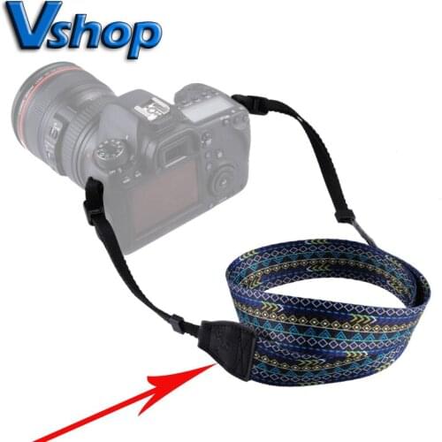 PULUZ Retro Ethnic Style Multi-color Series Shoulder Neck Strap Camera Strap for SLR/DSLR Cameras