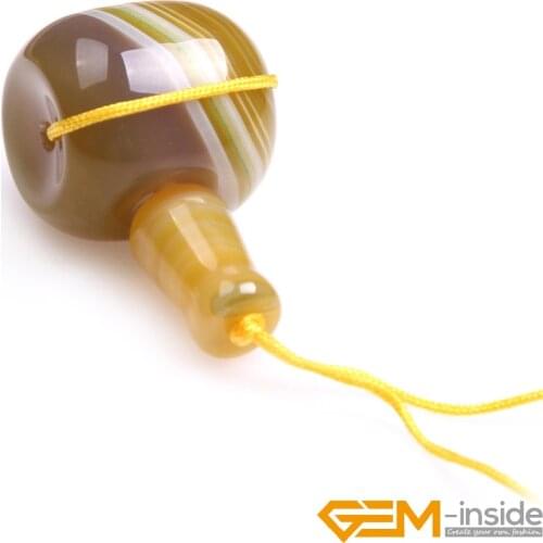 Natural Yellow Botswana Agat e Three Hole Buddha Mala Guru Bead One Set For Tibetan Prayer Beads Making Wholesale