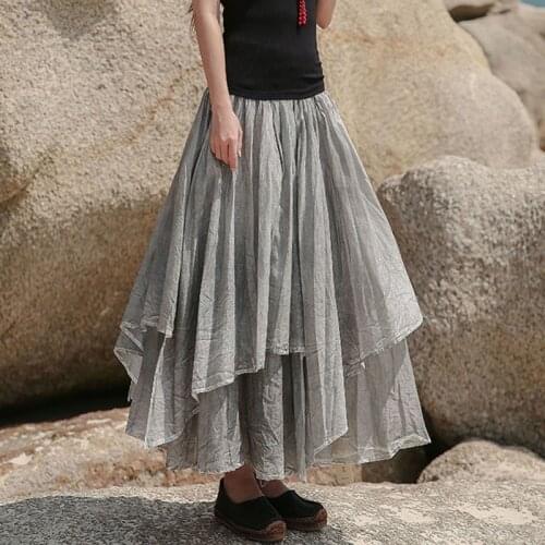 Женские юбки макси NINI WONDERLAND China At AliExpress