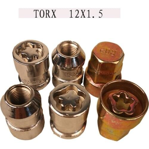 New Anti-theft Wheel Bolt Lock Nut KeyCar Auto Anti-theft Bolts Wheels Screw Lock M12x1.5 with Security Key