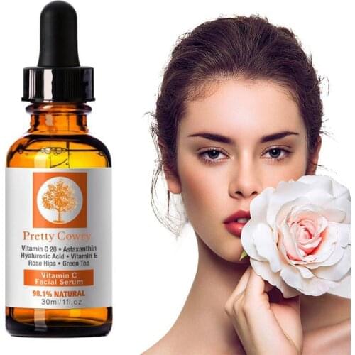 30ml Vitamin C Hyaluronic Acid Whitening Natural Face Serum Firm Soothing Repair Face Skin Care TSLM1