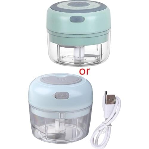 Mini Manual Garlic Chopper Durable Hand Held Food Vegetable Fruit Dicers Safe Baby Food Salad Fits for Chopping Fruits Garlic