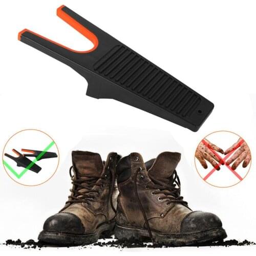 1pc 2pcs Boot Jack Puller Removes for Cowboy, Waders and riding Boots with Rubber Grip Inlay shoes remover equipment