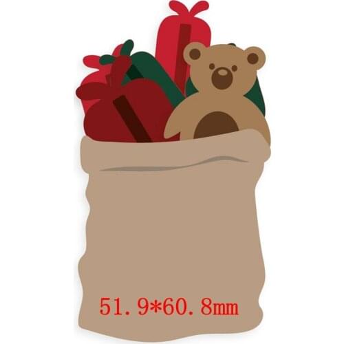 Special Storage Bags Gift Box Bear Decora Metal Cutting Dies Scrapbooking Album Paper DIY Cards Crafts Embossing Dies New 2019
