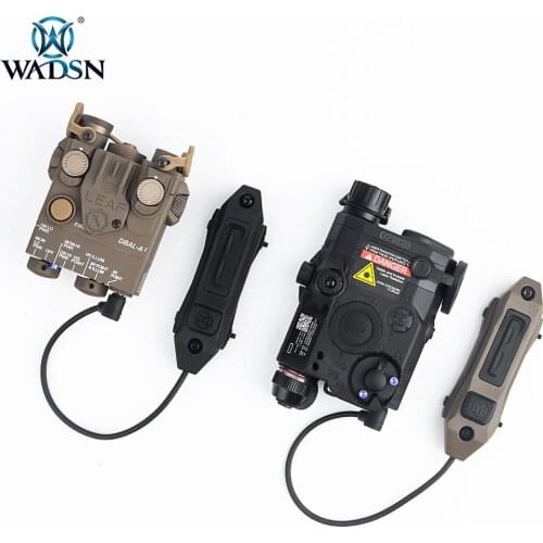 WADSN Tactical Augmented Pressure Double Switch Button For PEQ15 DBAL A2 Laser Weapon Light Fit Keymod M-Lok 20mm Rail