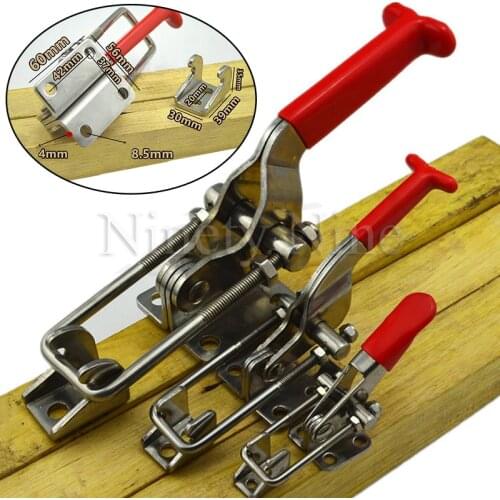 304 Stainless steel Clamp Clamping tool, High clamping Force, Box buckle, Quick clamping Buckle hasp Mechanical lock