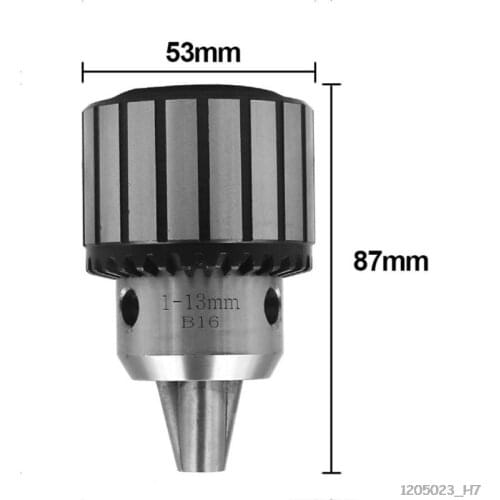 1-13mm 1/2" Mini Lathe Bench Drill Chuck B16 Heavy Duty Key Drill Chuck MT2 Shaft for Drill Presses Lathes Spindle
